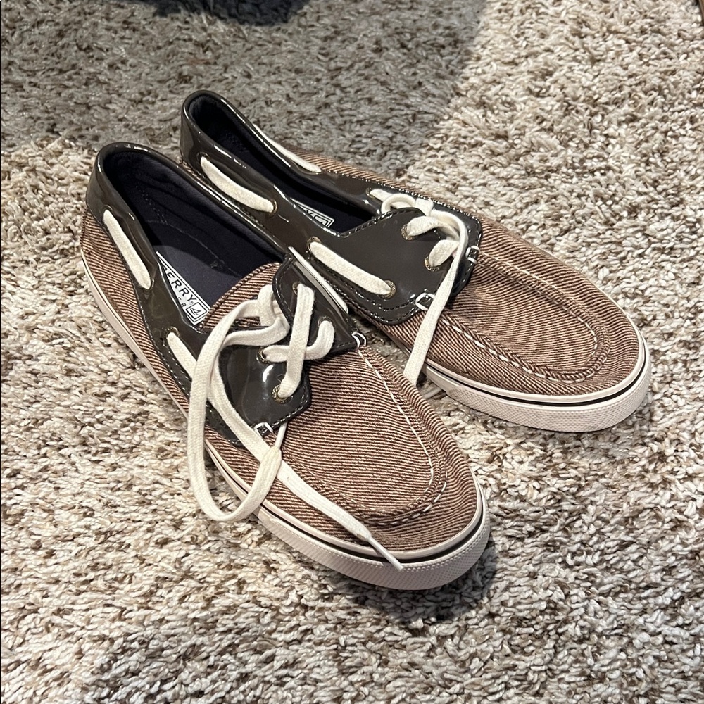 Sperry Brown and Black Women's Loafers